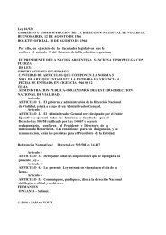Ley 16920 Administracion DNV - Dirección Nacional de Vialidad