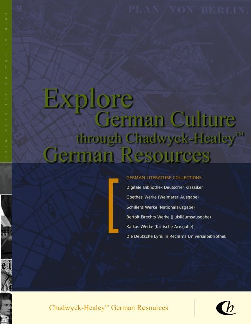 ProQuest - German Literature Collections Brochure (PDF)