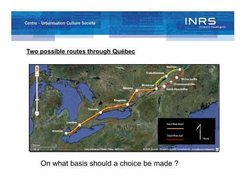 Presentation - Transportation Research At McGill (TRAM)