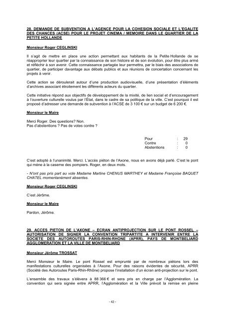 Consulter le Procès-verbal du 25 mars 2013 - Montbéliard