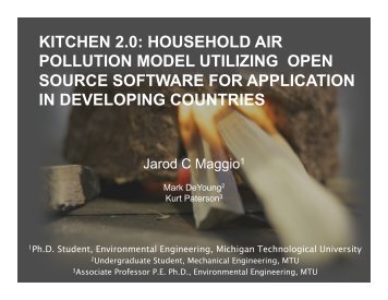 Kitchen 2.0: Indoor Air Quality Modeling Utilizing Computational ...