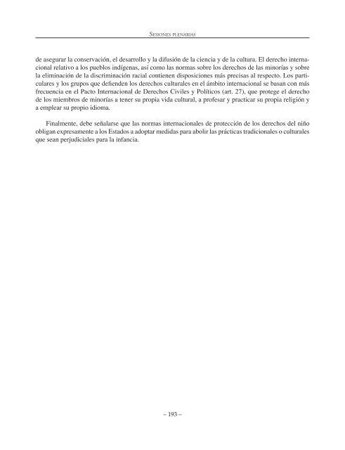 Memoria de la V Conferencia Nacional sobre Derechos Humanos