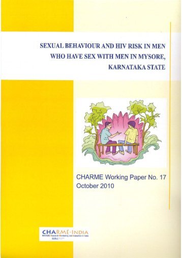 sexual behaviour and hiv risk in men who - Karnataka Health ...