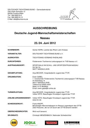 Ausschreibung_DMMJugend_2012_Nassau.pdf - Deutscher ...