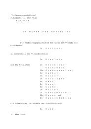 Entscheidung (63 KB) - Der Österreichische Verfassungsgerichtshof