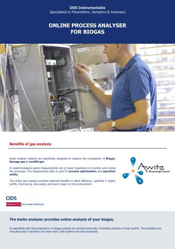 ODS Awite biogas analyser brochure - ODS-instrumentatie NL