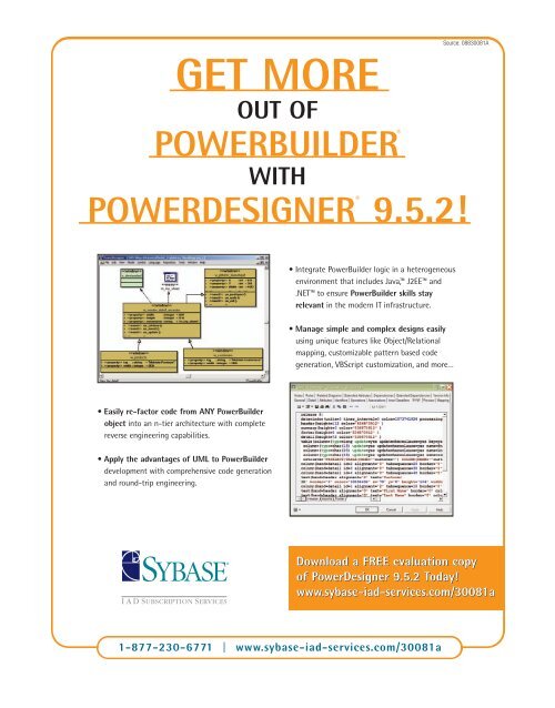 A PowerBuilder Revolution - sys-con.com's archive of magazines ...