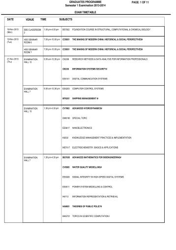 Semester 2 Examination 2012-2013 - Nanyang Technological ...