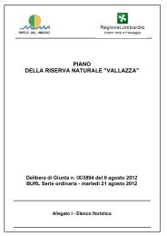 PIANO DELLA RISERVA NATURALE 