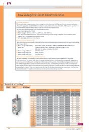 Low voltage NH knife-blade fuse-links - Eti-de.de