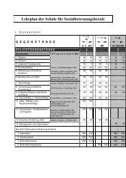 Lehrplan der SOB - Diakonie de La Tour