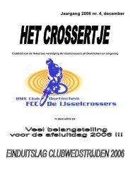 Clubblad FCC de IJsselcrossers 2006-04 - Website van Dave, Eefje ...