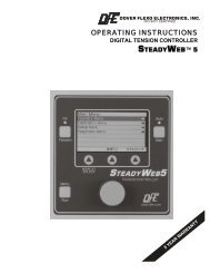OPERATING INSTRUCTIONS - Dover Flexo Electronics, Inc