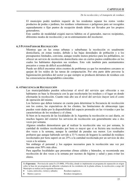 Manual operativo de valorizaciÃ³n de residuos sÃ³lidos ... - BVSDE