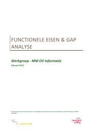 Functionele Eisen & GAP Analyse project MM ... - Connekt