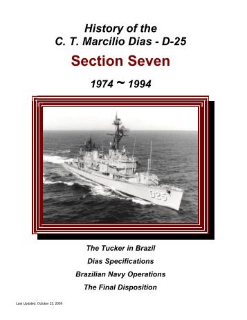 History â Marcilio Dias - USS Henry W .Tucker (DD-875)