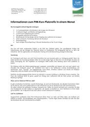 Informationen zum PIM_Internet - Golfclub Domat/Ems