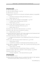 Studia Logica â an International Journal for Symbolic Logic 1 Studia ...