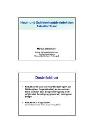 Haut-und Schleimhautdesinfektion - SGSH