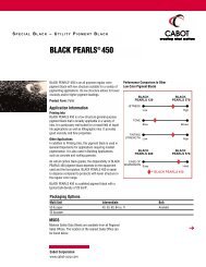 BLACK PEARLS® 450 - Cabot Corporation