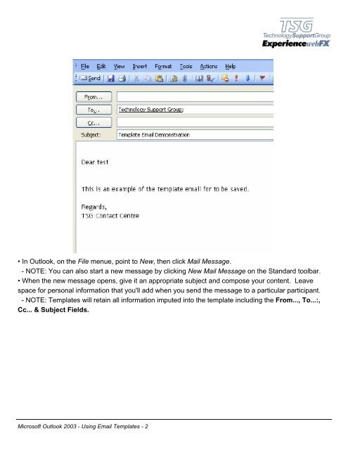 In Outlook