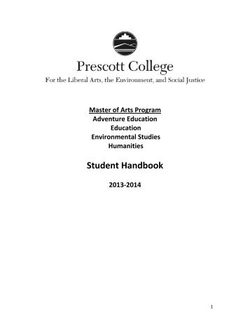 MAP Student Handbook - Prescott College
