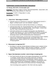 Protokoll der 16. Projektgruppensitzung - Leiningerland