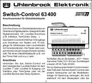 Switch-Control 63 400 - Uhlenbrock