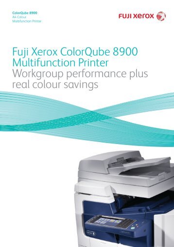 Xerox ColorQube 8900 Color Multifunction Printer - Fuji Xerox Printers