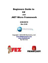 Beginners Guide to C# .NET Micro Framework