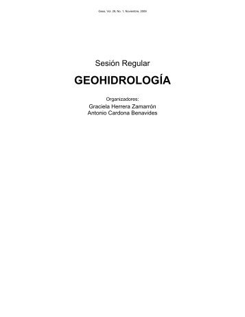 GeohidrologÃ­a - UGM