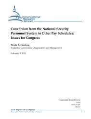 Conversion from the National Security Personnel ... - MSPB Watch