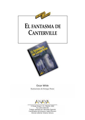 EL FANTASMA DE CANTERVILLE - Anaya Infantil y Juvenil