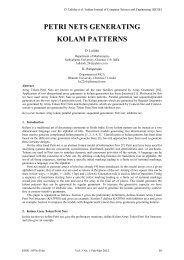 petri nets generating kolam patterns - Indian Journal of Computer ...