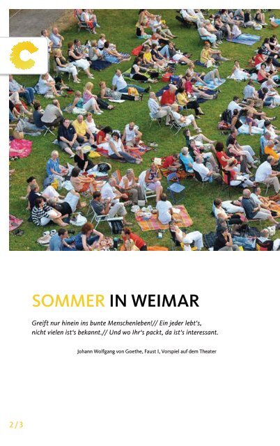 Sommer in Weimar