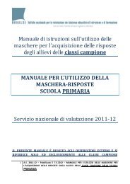 Manuale per l'utilizzo della maschera inserimento dati classi ... - Invalsi