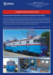 Fisa prezentare locomotiva electrica 5100 KW - Remarul