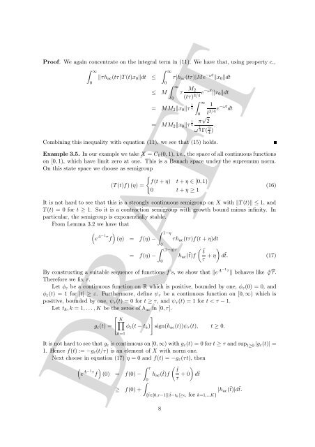 Is Aâ1 an infinitesimal generator?â - Applied Mathematics