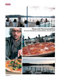 Pizza mit Panoramablick