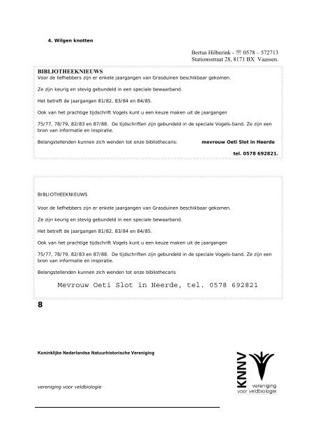 NK 2004 3.pdf - KNNV Vereniging voor Veldbiologie