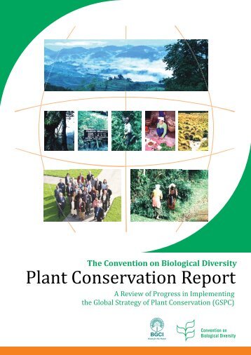 from the global partnership for plant conservation