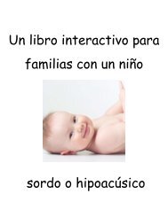 Un libro interactivo para familias con un niÃ±o sordo o hipoacÃºsico