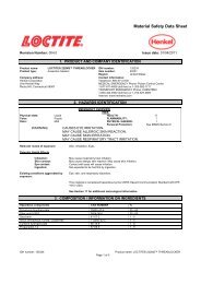 Material Safety Data Sheet - Uline