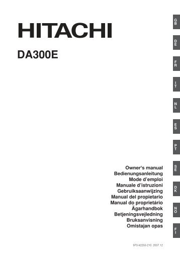 DA300E - Hitachi
