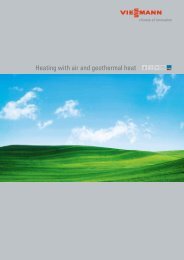 Heating with air and geothermal heat - Viessmann