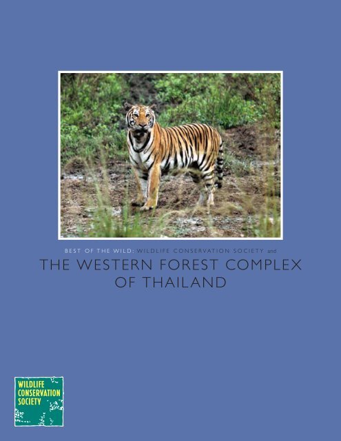 the western forest complex of thailand - Wildlife Conservation Society