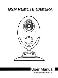 GSM REMOTE CAMERA User Manual - sunsky