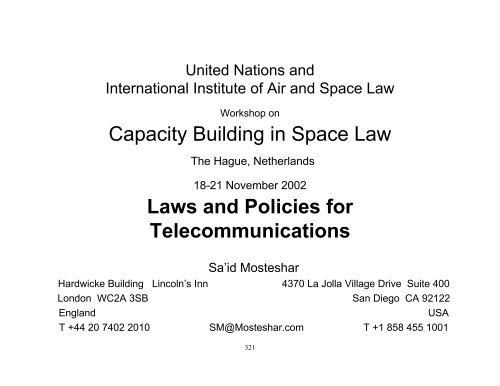 Electronic Proceedings - United Nations Office for Outer Space Affairs