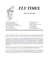 Fly Times Issue 36, April 2006 - North American Dipterists Society