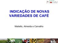 indicação de novas variedades de café - Fundação Procafé